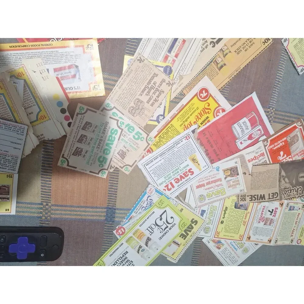 Vintage 1970s Grocery Coupon Lot 60+ Nestle Planters Advertising Ephemera